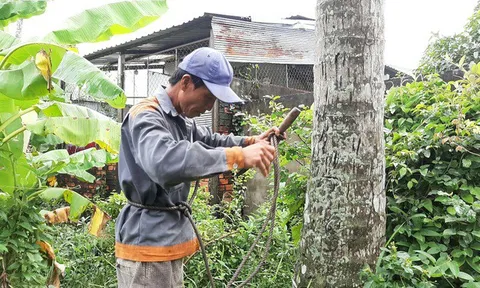 Nhọc nhằn nghề “ăn cơm dưới đất làm việc trên trời”